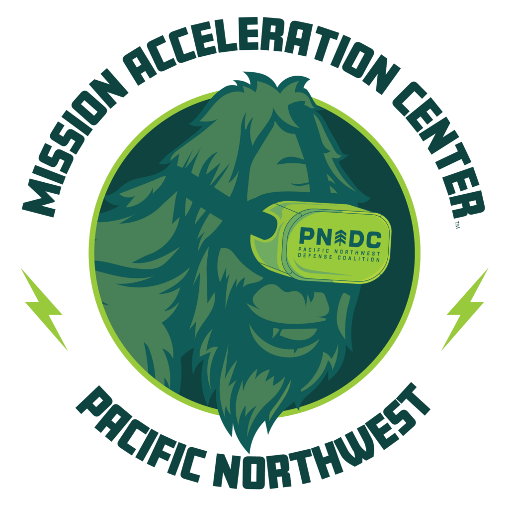 Mission Accelerator Pacific Northwest Logo, a sponsor of Space Apps Seattle